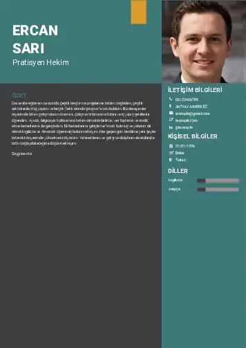 Pratisyen Hekim Cv Örnekleri cv indir